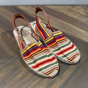ALPARGATUS Multicolor Slip On Espadrille Flats Shoes Made In Spain Size 40
